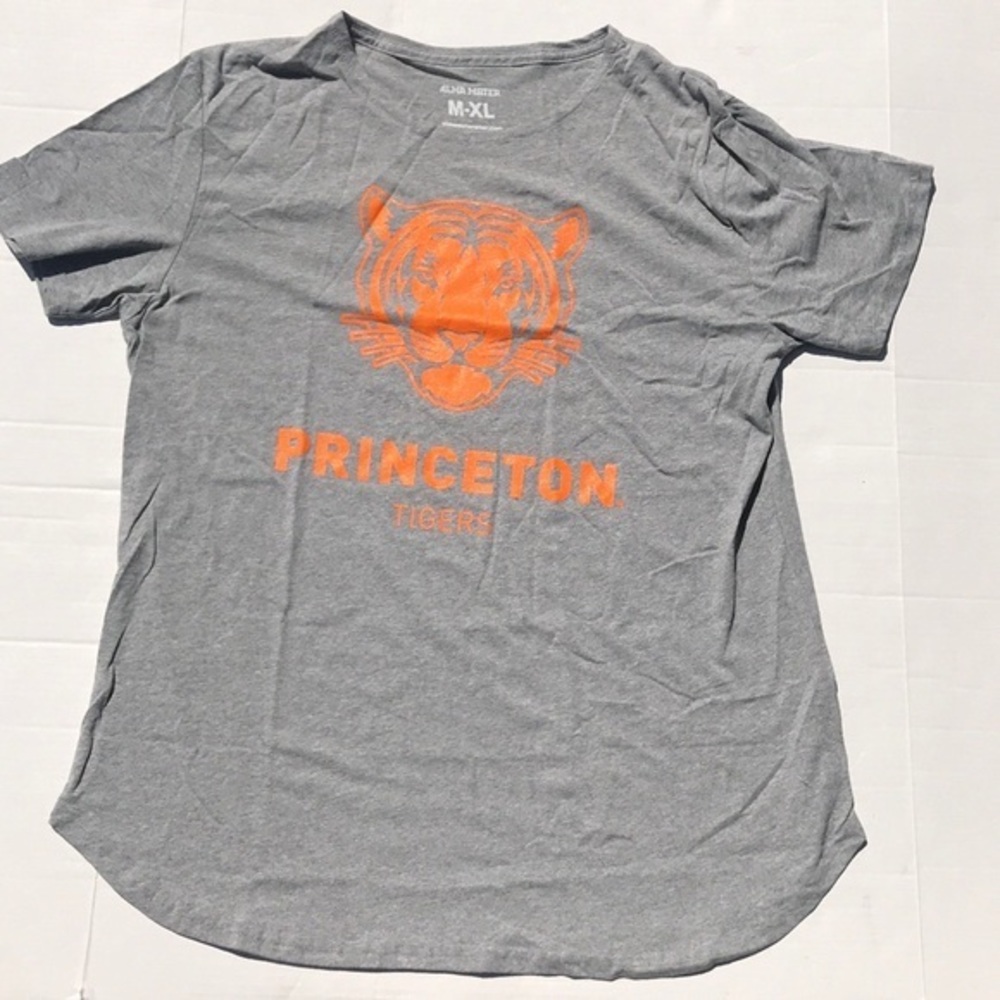 3/$25🍾🍾Alma Mater Princeton Tigers Gray Short‎ Sleeve Top